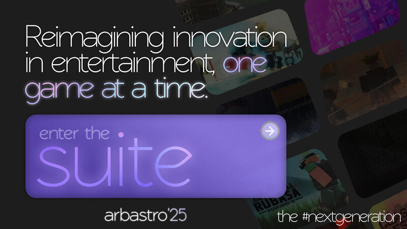 arbastro&#39;25 Suite #nextgeneration banner.