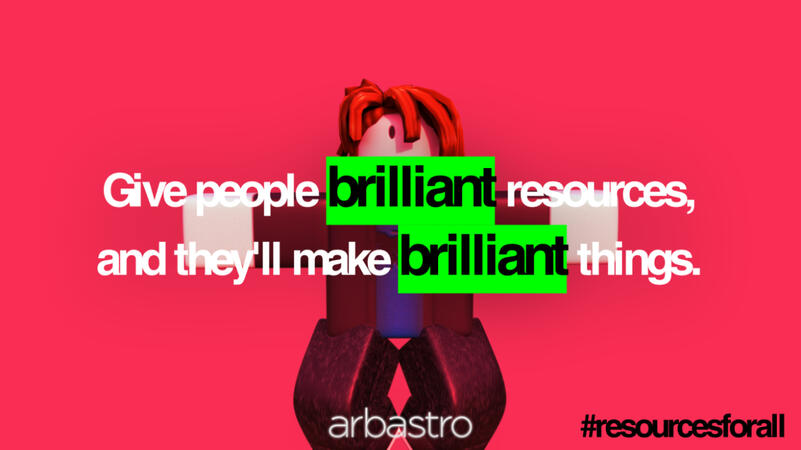 Arbastro's Resources Program banner.